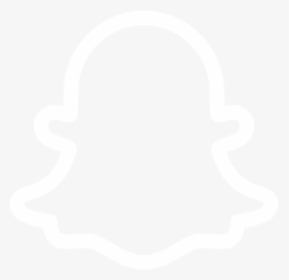 Snapchat Logo Png White - White Snapchat Logo Png, Transparent Png, Transparent PNG