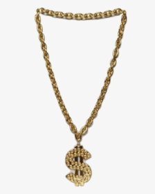 Thug Life Gold Chain Transparent Png - Gangster Gold Chain Png, Png Download, Transparent PNG