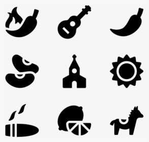 Mexican Vector Png - Peace And Love Icons, Transparent Png, Transparent PNG