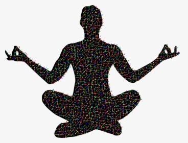 Silhouette,yoga,asana - Meditation Clipart, HD Png Download, Transparent PNG