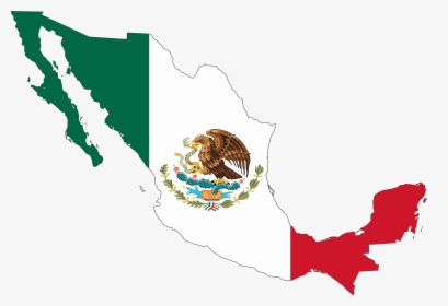 Mexican Mexico Flag Kid Hd Image Clipart - Mexican Flag On Mexico, HD Png Download, Transparent PNG