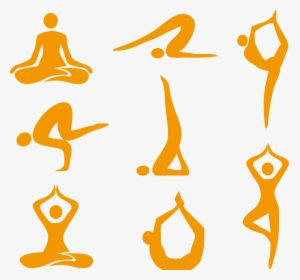 Yoga Asana Royalty-free Illustration - Vector Yoga Logo, HD Png Download, Transparent PNG