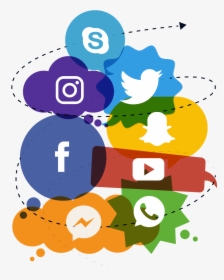 Transparent Redes Sociales Png - Marketing Digital Social Media, Png Download, Transparent PNG