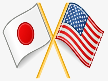 Japan And Us Flags, HD Png Download, Transparent PNG