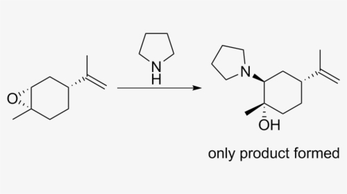 Pyrrolidine Addition To Limonene-derived Epoxide - Biznet Software, HD Png Download, Transparent PNG