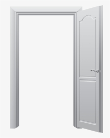 Transparent Closed Door Clipart - Open White Door Clipart, HD Png Download, Transparent PNG