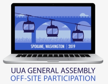 The General Assembly Logo Is Displayed On A Laptop - Uu General Assembly 2019, HD Png Download, Transparent PNG