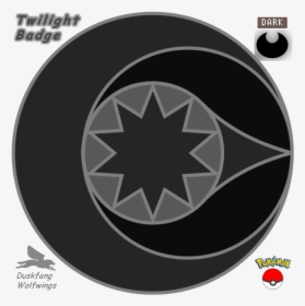 Twilight Badge For Dark-type Pokémon Gym - Old School Astros Logo, HD Png Download, Transparent PNG