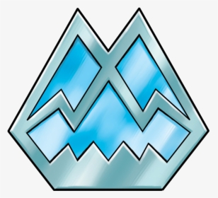Pokemon Platinum Badges Png , Png Download - Ice Gym Badge Pokemon, Transparent Png, Transparent PNG