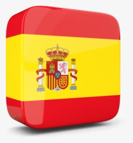 Spain Flag Icon Square, HD Png Download, Transparent PNG
