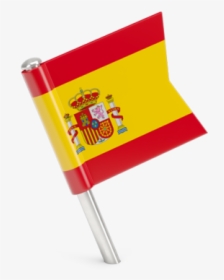 Square Flag Pin - Spain Pin Png, Transparent Png, Transparent PNG