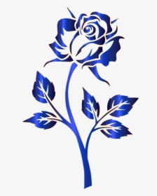 Plant,flora,leaf - Transparent Background Blue Roses, HD Png Download, Transparent PNG