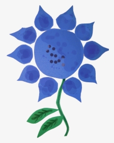 Blue Flower, HD Png Download, Transparent PNG