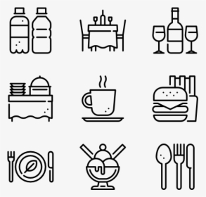Clip Art Restaurant Menu Icon - Work Icon, HD Png Download, Transparent PNG