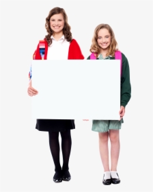 People Holding Banner Free Commercial Use Png Image - Student With Banner Png, Transparent Png, Transparent PNG