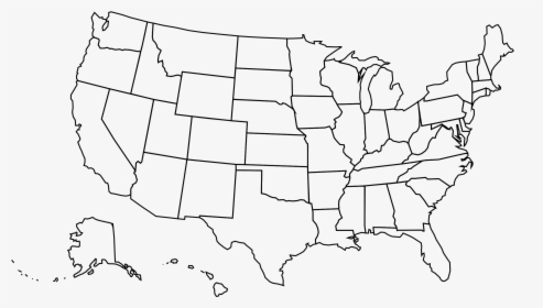Transparent United States Map Png, Png Download, Transparent PNG