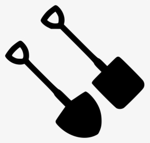 Spade And Shovel - Garden Maintenance Symbol Circle, HD Png Download, Transparent PNG