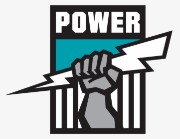 Port Adelaide Power Fc Logo, Logotype - Port Adelaide Football Club Logo, HD Png Download, Transparent PNG