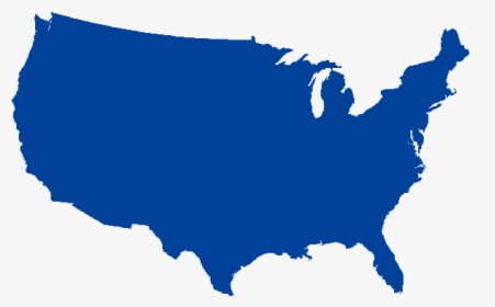 Red Map Of America, HD Png Download, Transparent PNG