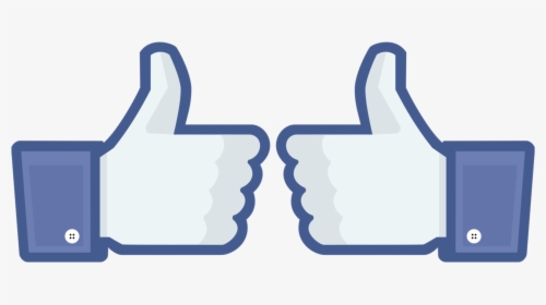 Facebook Like Thumbs Up Png Likes On Facebook- - Logo Do Like Do Youtube, Transparent Png, Transparent PNG