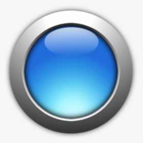 Button Blue Free Images - Circle, HD Png Download, Transparent PNG
