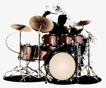 Drums Drummer Musical Instrument - Drums Png, Transparent Png, Transparent PNG