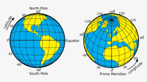 2000px-latitude And Longitude Of The Earth, HD Png Download, Transparent PNG