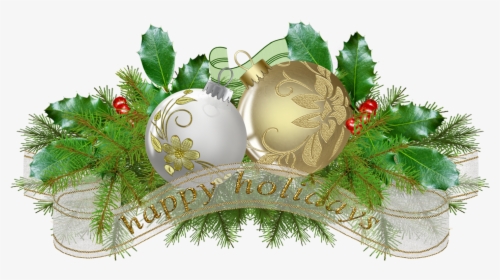 Christmas Decor Vector Png With Decorations Png File, Transparent Png, Transparent PNG