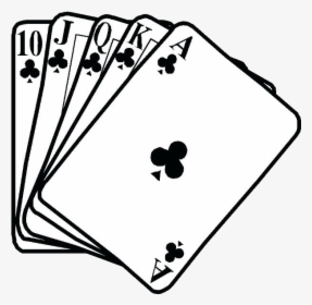 Playing Cards Black White Contract Bridge Card Game, HD Png Download, Transparent PNG