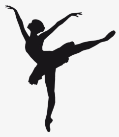 Ballet Dancer Clip Art Image Silhouette, HD Png Download, Transparent PNG