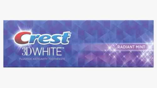 Crest 3d White Radiant Mint Toothpaste, HD Png Download, Transparent PNG