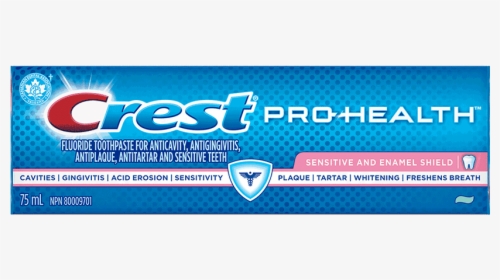 Crest Pro-health Sensitive Plus Enamel Shield Toothpaste, HD Png Download, Transparent PNG