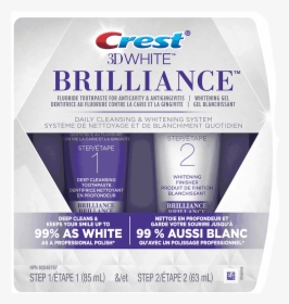 3d White Brilliance 2-step Whitening Toothpaste System, HD Png Download, Transparent PNG