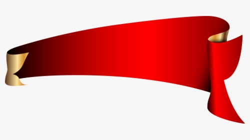 Red Roll Angle Vector Banner, HD Png Download, Transparent PNG
