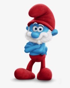 Papa Smurf Arms Crossed, HD Png Download, Transparent PNG