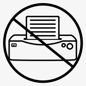 Printer Icon Png, Transparent Png, Transparent PNG