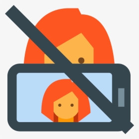 No Selfie Icon, HD Png Download, Transparent PNG