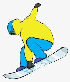 Snowboarding Cartoon Skiing Download Hd Png Clipart, Transparent Png, Transparent PNG