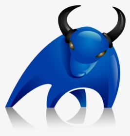 Blue Color Of Bull Icon, HD Png Download, Transparent PNG