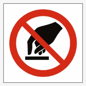 Do Not Touch Symbol Sign, HD Png Download, Transparent PNG