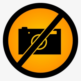 Do Not Take Photos, A Ban On Taking Pictures, Yellow, HD Png Download, Transparent PNG