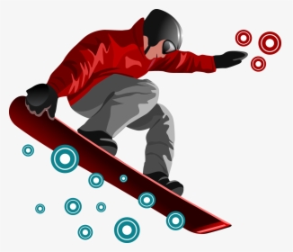 Snowboarding Jumping Png Transparent, Png Download, Transparent PNG