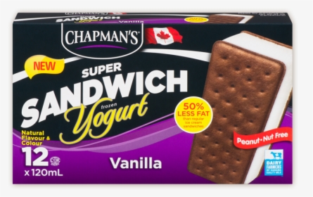 Chapman S Vanilla Frozen Yogurt Sandwich, HD Png Download, Transparent PNG
