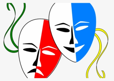 Cartoon Drama Masks Clipart Best - Nukkad Natak, HD Png Download, Transparent PNG
