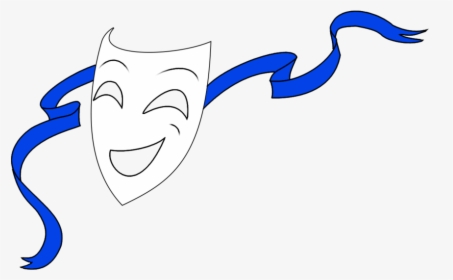 Drama Mask 1 By Pocketdemon On Clipart Library, HD Png Download, Transparent PNG