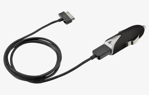 Iphone & Ipod Car Charger - Usb Cable, HD Png Download, Transparent PNG