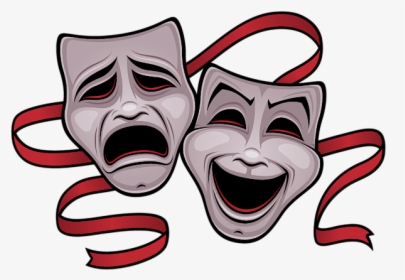 Comedy And Tragedy Masks Png, Transparent Png, Transparent PNG