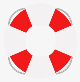 Lifesaver, Safety Buoy, White, Red, Marine, Help - Life Saver Clipart, HD Png Download, Transparent PNG