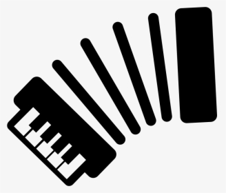 Accordion Side View - Accordion Icon Png, Transparent Png, Transparent PNG