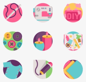50 Craft Tools Icon Packs - Art Craft Diy Icon, HD Png Download, Transparent PNG